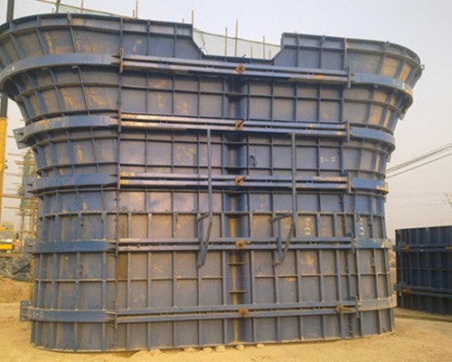 雙曲線墩柱模板